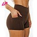 Get the ultimate workout convenience with booty shorts with pocket. Perfect for storing your essentials while you exercise. Available in various colors and sizes. Shop now and elevate your activewear game.